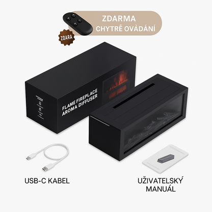 Firehome™ – Difuzér s útulným efektem plamene